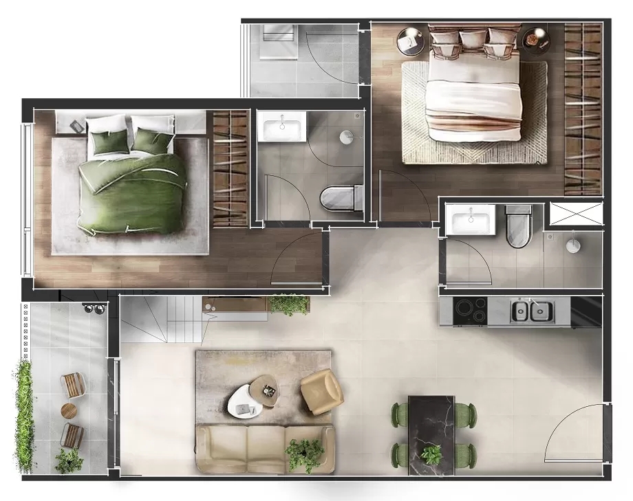 Các loại hình sản phẩm của dự án La Pura Thuận An